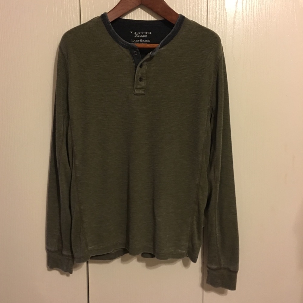 Venice Burnout Lucky Brand Men’s button up shirt